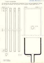 14/03.11 Technische Zeichnung zu: Zwei geografische Linien, 1979