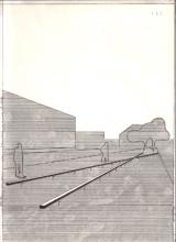 14/03.05 Technische Zeichnung zu: Zwei geografische Linien, 1979