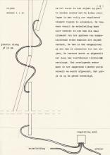 14/03.08 Technische Zeichnung zu: Zwei geografische Linien, 1979