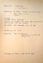 17/01.22 Notizen und Skizzen zu: Arbeit an der Kleiststraße, 1980