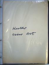 20/01.01 Das Koethebuch. Seite 1, 1981