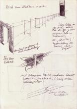 39/02.04 Ohne Titel, Skizzen zu: Piece imaginaire, 1984