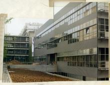63 Ein dekoratives Element an der östlichen Fassade des Gebäudekomplexes, 1995/1996